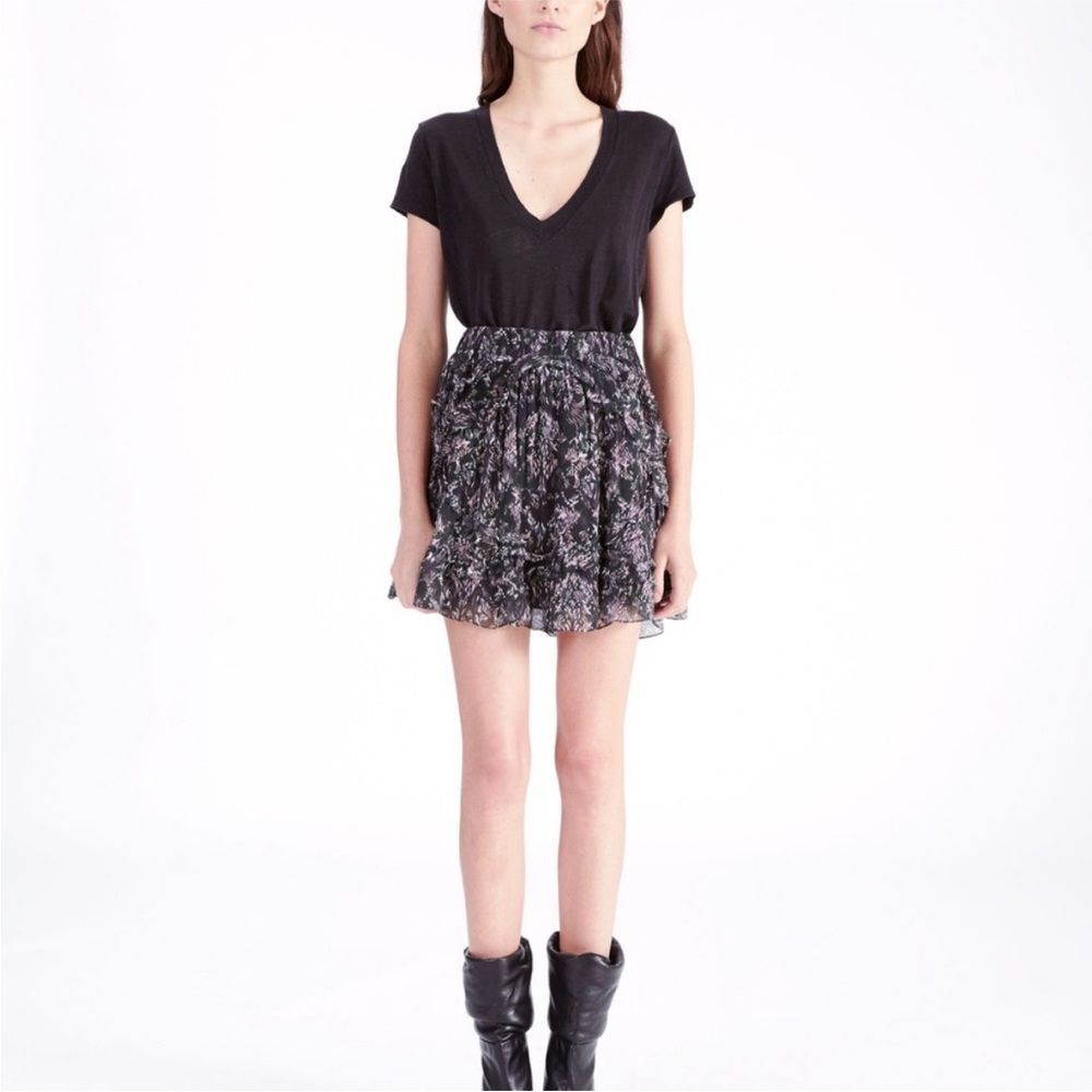 IRO Paris Dazzle Flouncy Ruffled Skirt 6